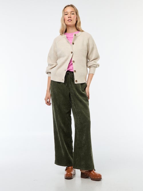 Gilet in maglia a punto grosso - Kiabi