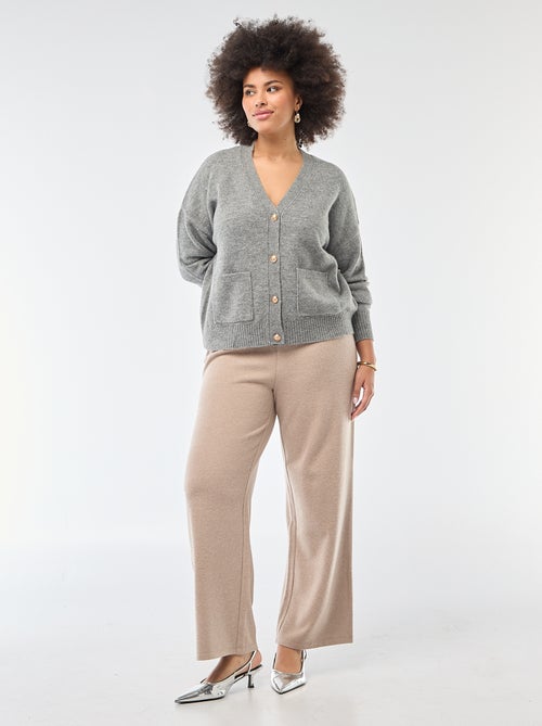 Gilet in maglia a punto grosso - Kiabi