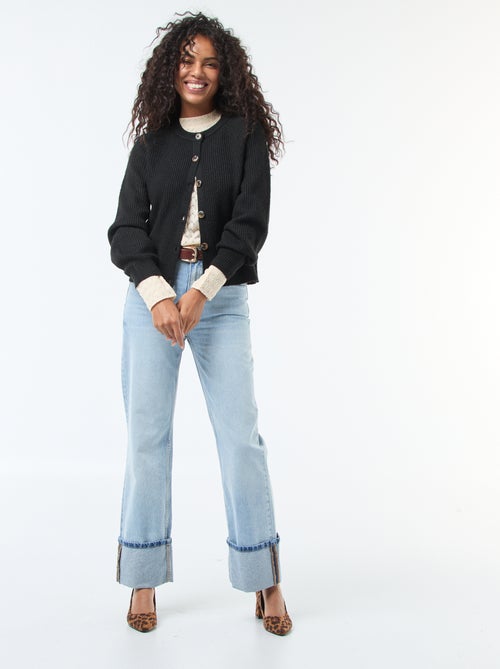 Gilet in maglia a punto grosso - Kiabi