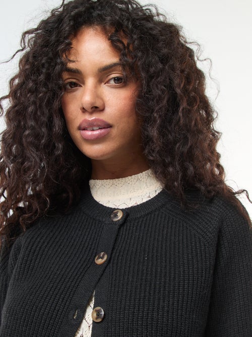 Gilet in maglia a punto grosso - Kiabi