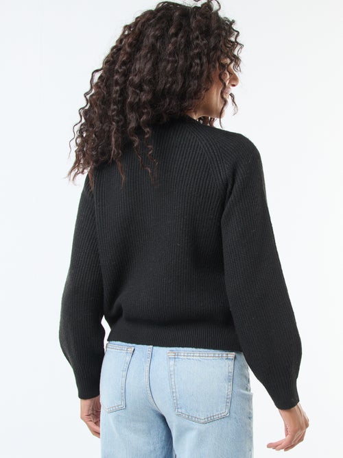 Gilet in maglia a punto grosso - Kiabi