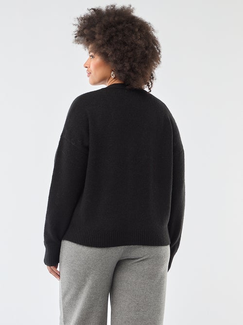 Gilet in maglia a punto grosso - Kiabi