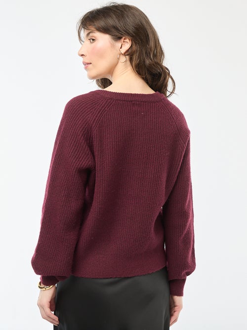 Gilet in maglia a punto grosso - Kiabi