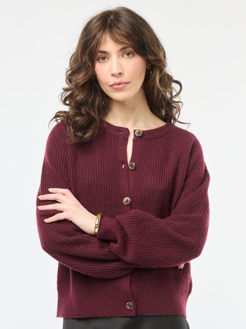 Gilet in maglia a punto grosso - Kiabi