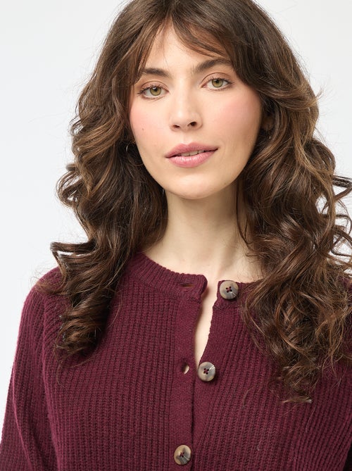 Gilet in maglia a punto grosso - Kiabi