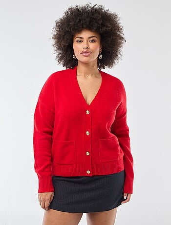 Gilet in maglia a punto grosso