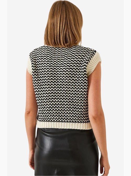 Gilet in maglia a righe lucci - Kiabi Gilet in maglia a righe lucci - Kiabi