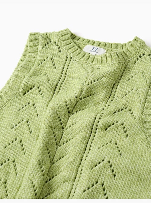 Gilet in maglia a traforo - Kiabi