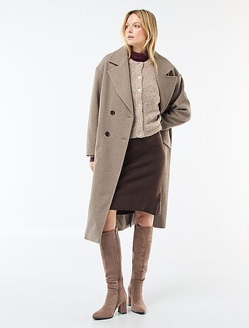 Gilet in maglia bouclé