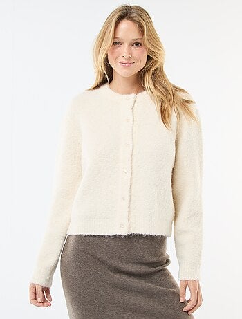 Gilet in maglia bouclé