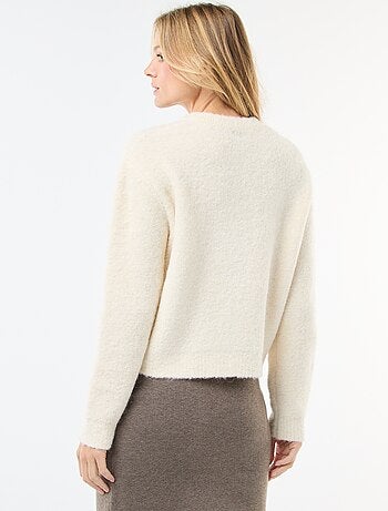 Gilet in maglia bouclé