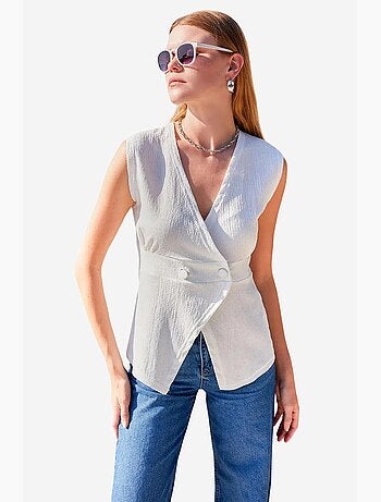 Gilet in maglia con bottoni bdart