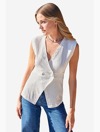 Gilet in maglia con bottoni bdart