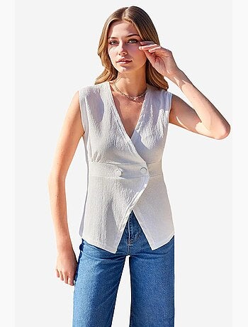 Gilet in maglia con bottoni bdart