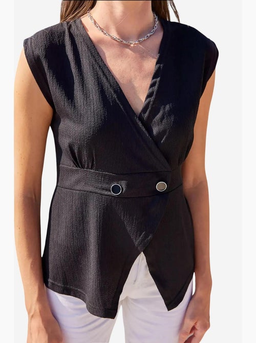 Gilet in maglia con bottoni bdart - Kiabi Gilet in maglia con bottoni bdart - Kiabi