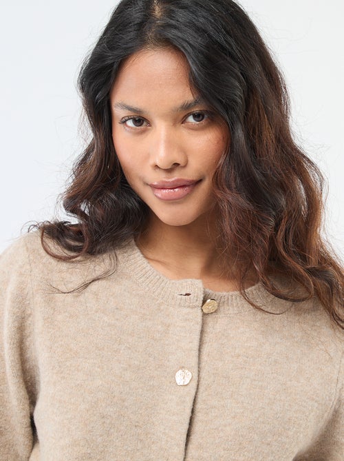 Gilet in maglia con bottoni dorati - Kiabi