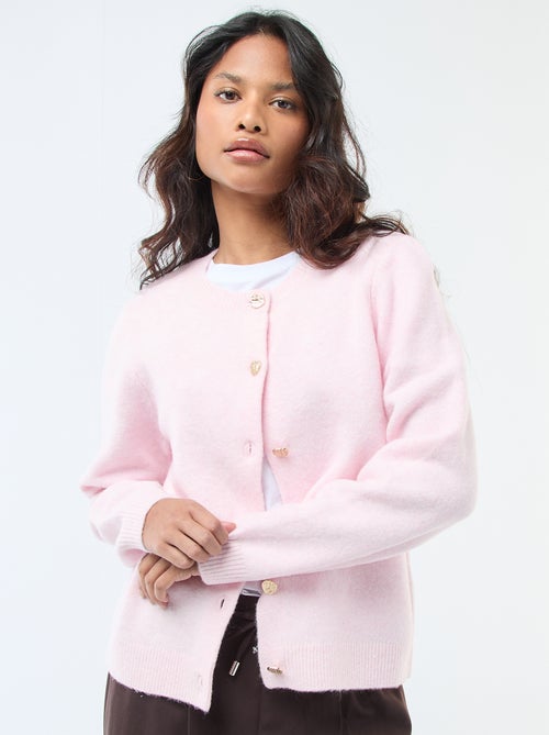 Gilet in maglia con bottoni dorati - Kiabi