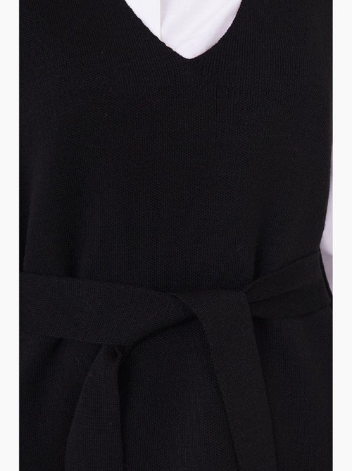 Gilet in maglia con cintura bdart - Kiabi