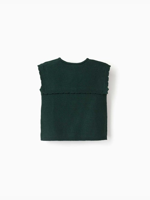 Gilet in maglia con dettagli a treccia b&s - Kiabi