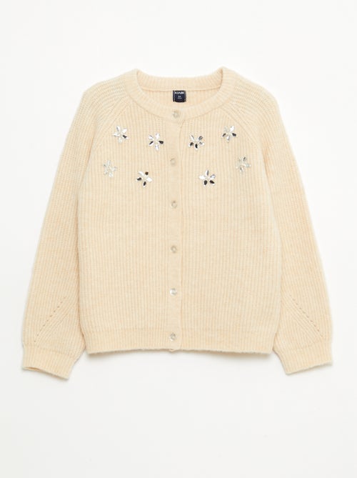 Gilet in maglia con dettagli perlati - Kiabi