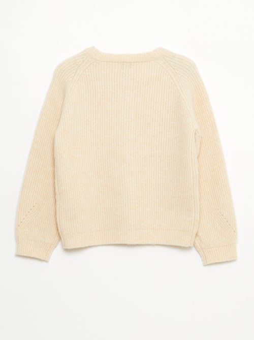 Gilet in maglia con dettagli perlati - Kiabi