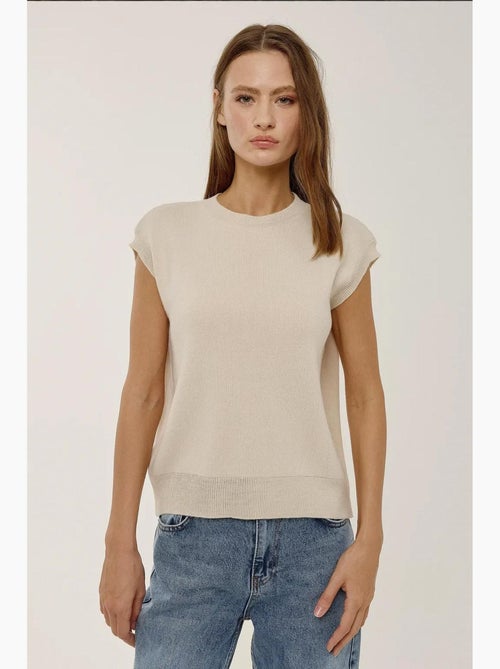 Gilet in maglia con girocollo hiccup - Kiabi Gilet in maglia con girocollo hiccup - Kiabi