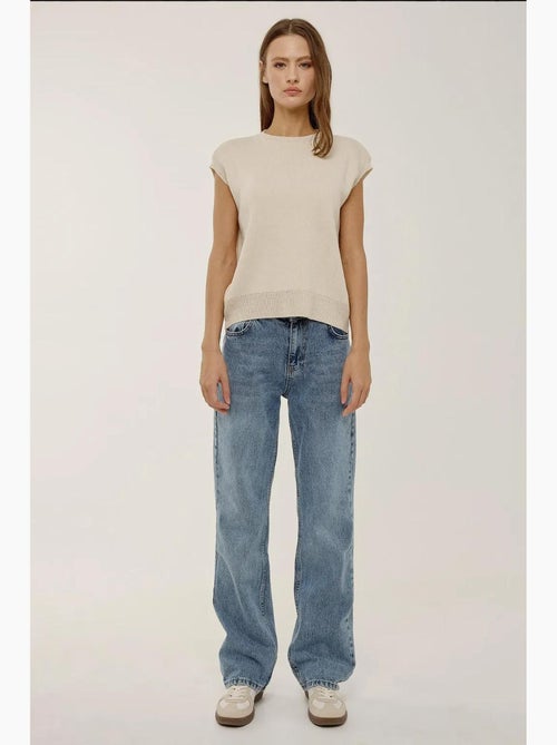 Gilet in maglia con girocollo hiccup - Kiabi Gilet in maglia con girocollo hiccup - Kiabi