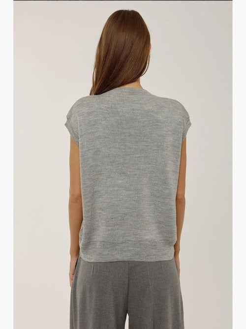 Gilet in maglia con girocollo hiccup - Kiabi Gilet in maglia con girocollo hiccup - Kiabi