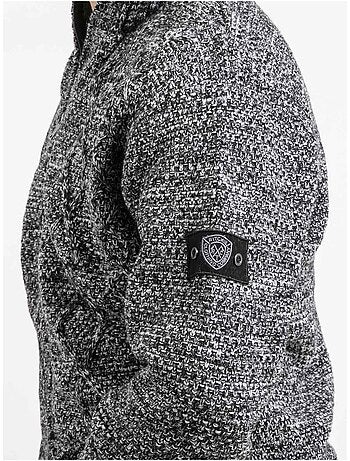 Gilet in maglia con zip LACIDO