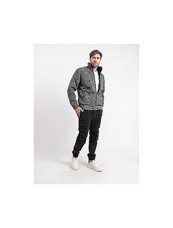 Gilet in maglia con zip LACIDO