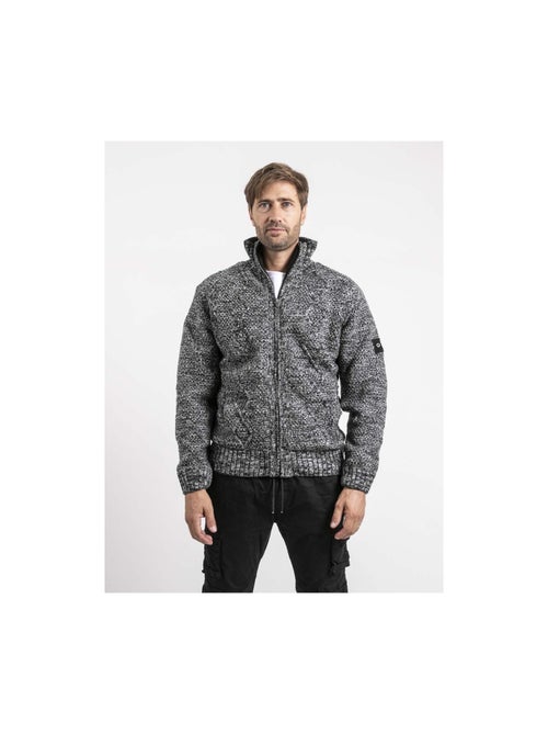 Gilet in maglia con zip LACIDO - Kiabi