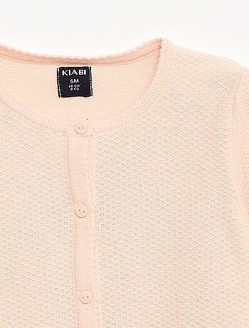 Cardigan in maglia fine a tinta unita