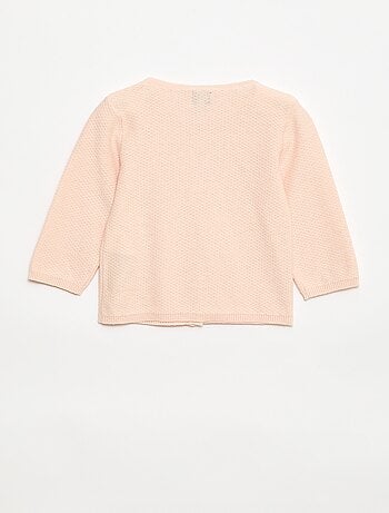 Cardigan in maglia fine a tinta unita