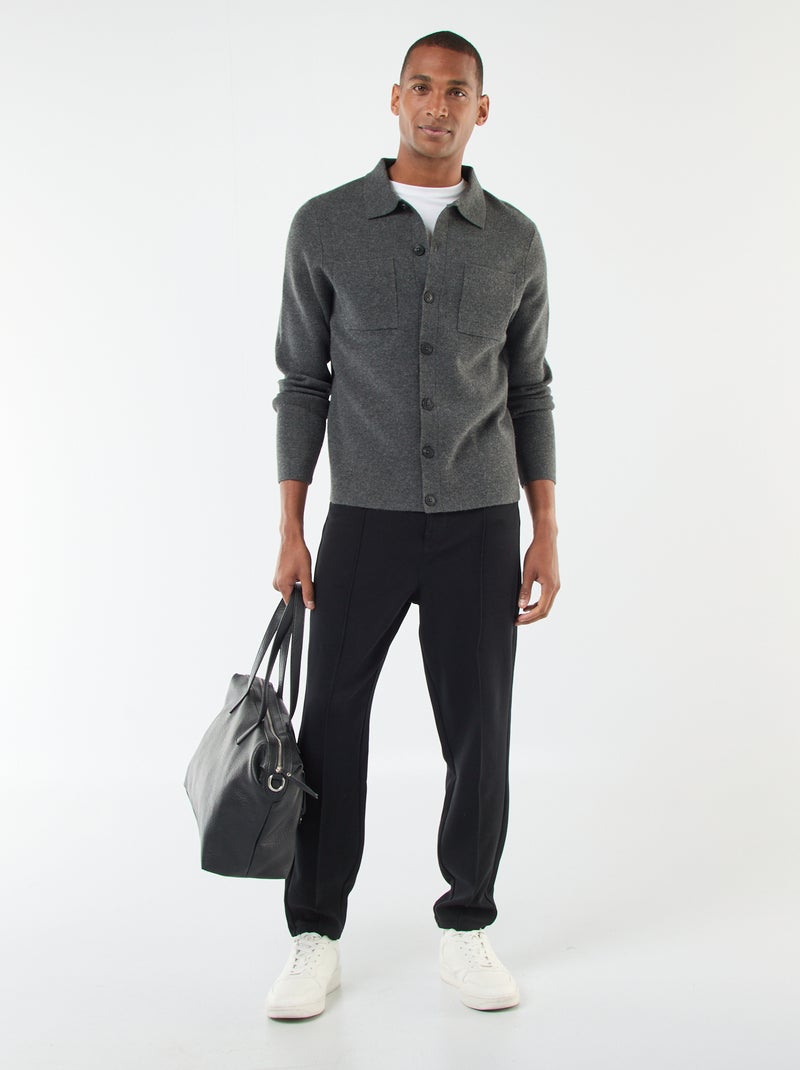 Gilet in maglia finezza 14 Grigio - Kiabi