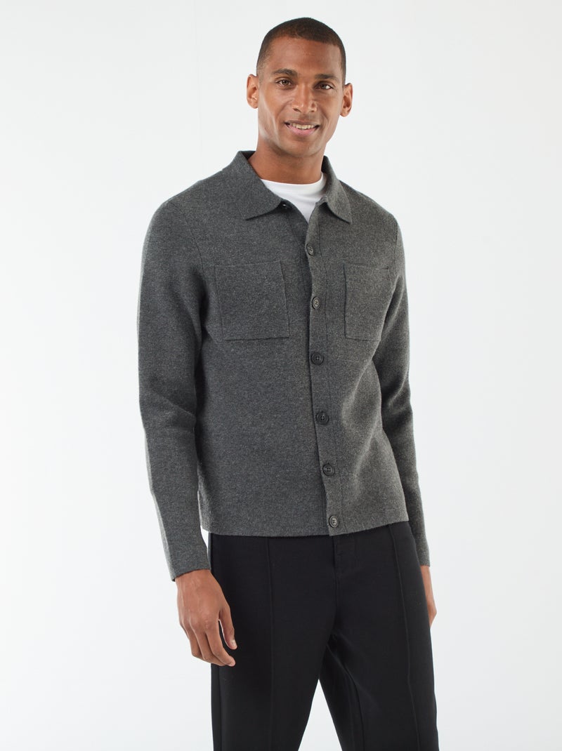 Gilet in maglia finezza 14 Grigio - Kiabi