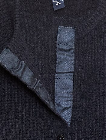 Gilet in maglia grossa con apertura magnetica - collezione facile da indossare