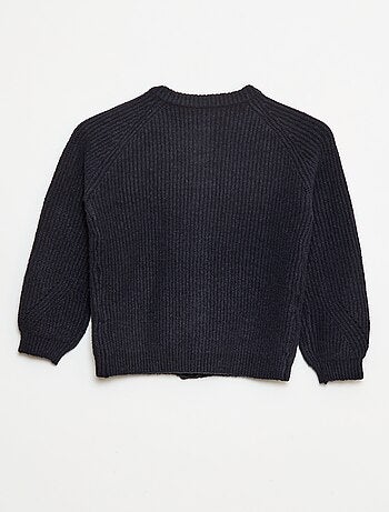 Gilet in maglia grossa con apertura magnetica - collezione facile da indossare