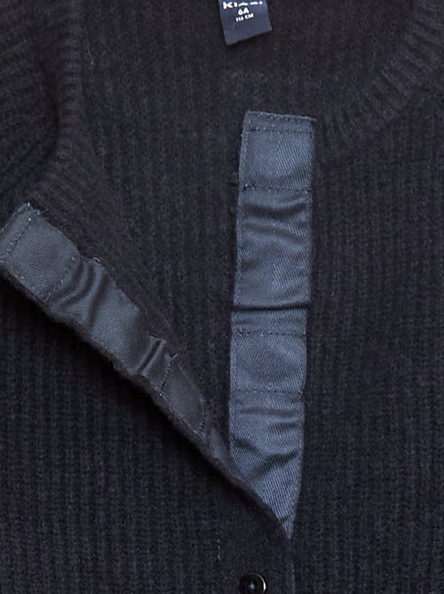 Gilet in maglia grossa con apertura magnetica - collezione facile da indossare - Kiabi