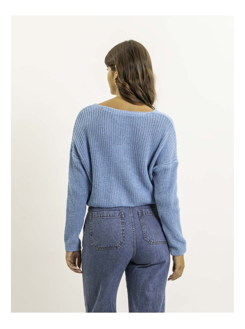 Gilet in maglia KORFULA Blu - Kiabi