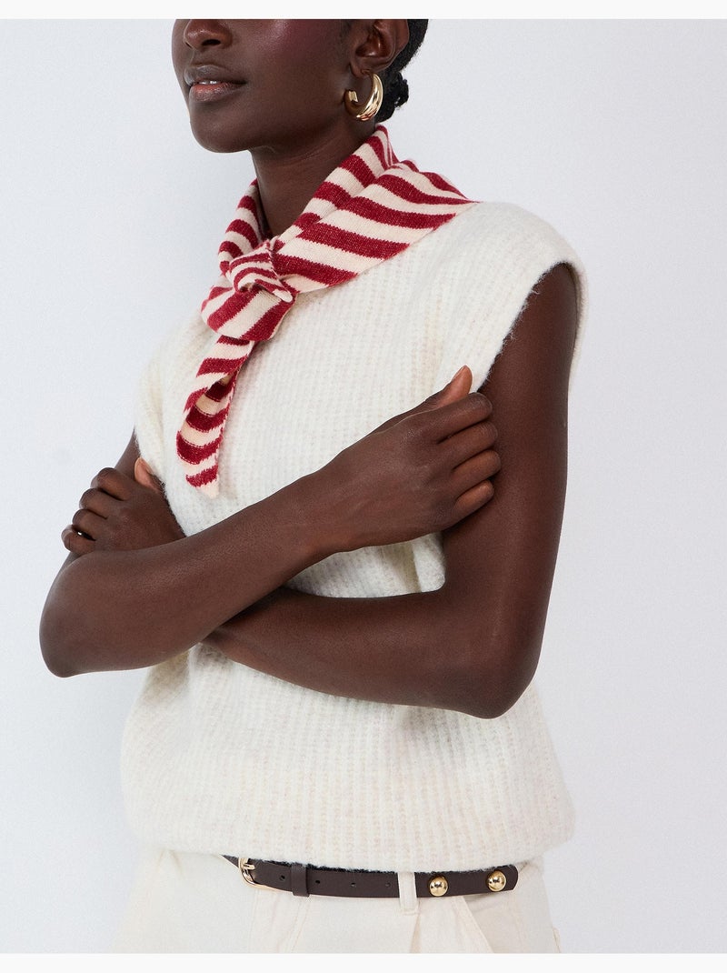 Gilet in maglia, mo fashion Beige - Kiabi