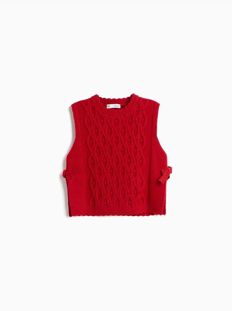 Gilet in maglia, mo fashion Rosso - Kiabi