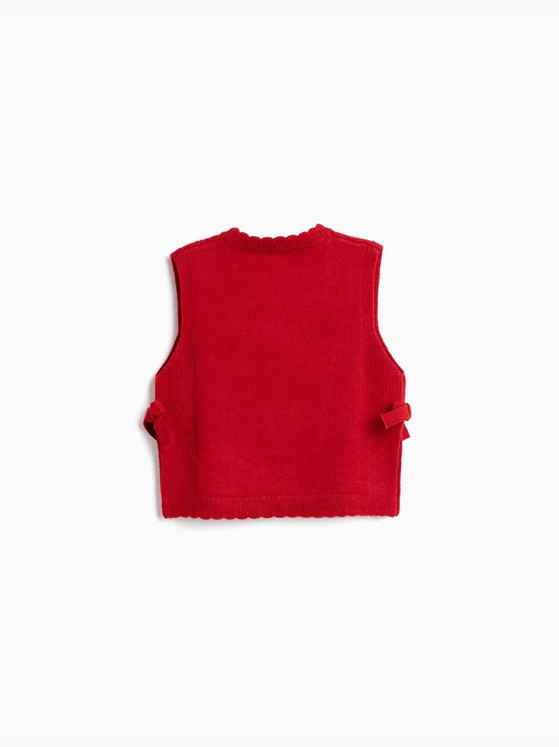 Gilet in maglia, mo fashion Rosso - Kiabi