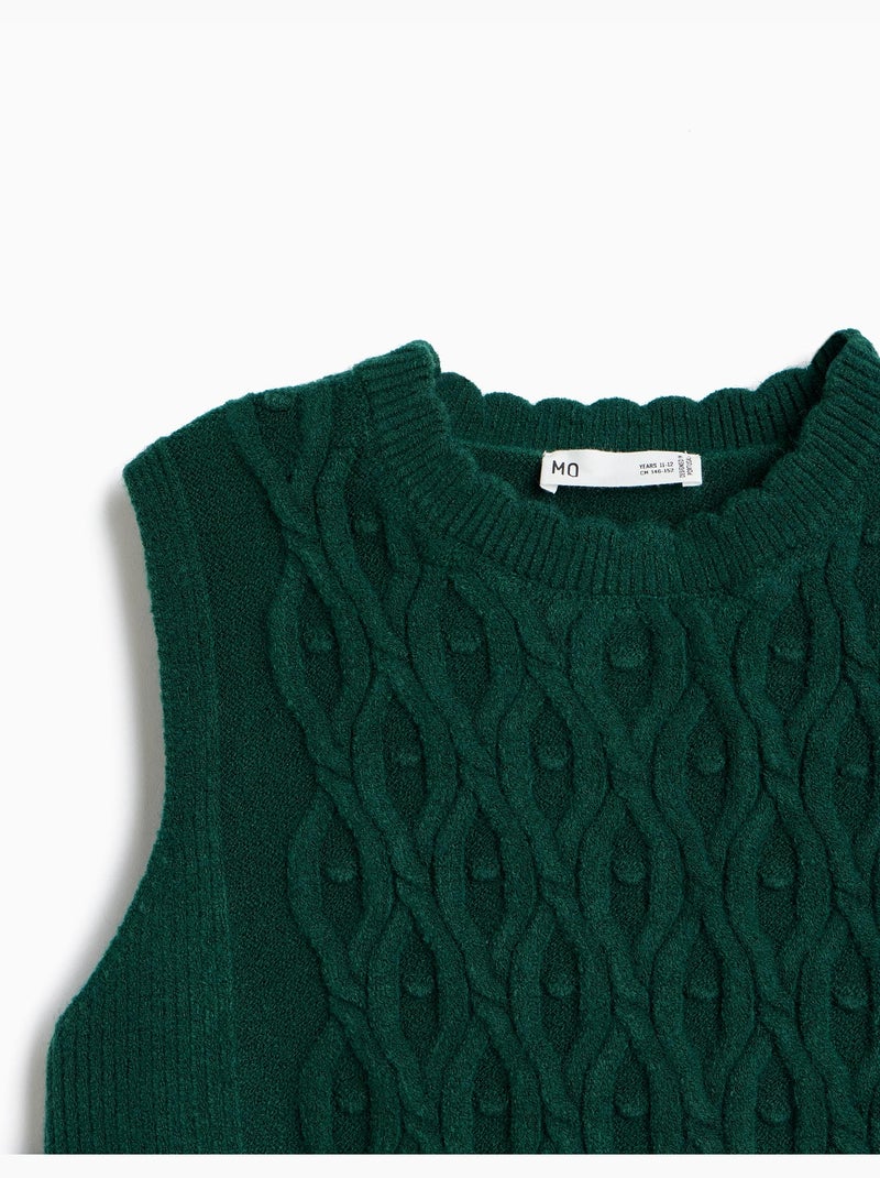 Gilet in maglia, mo fashion Verde - Kiabi