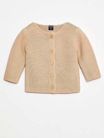 Gilet in maglia operata