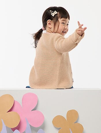 Gilet in maglia operata
