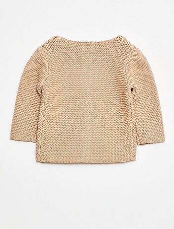 Gilet in maglia operata