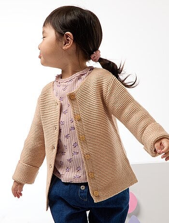 Gilet in maglia operata