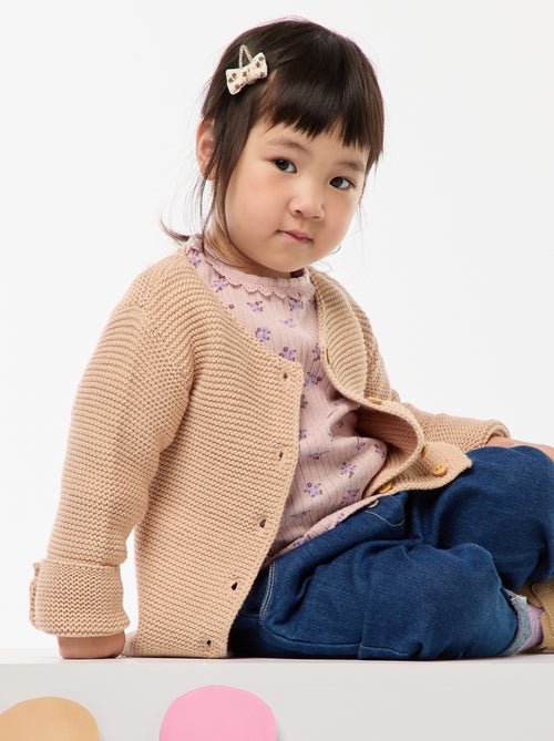 Gilet in maglia operata - Kiabi