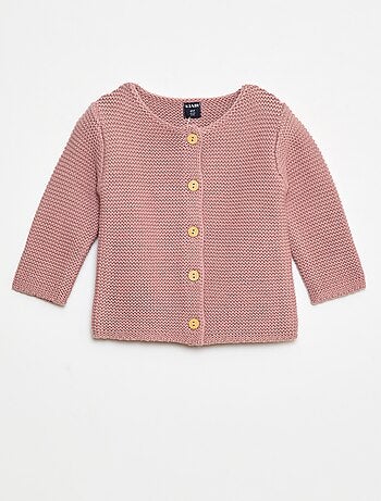 Gilet in maglia operata