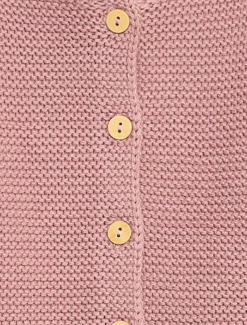 Gilet in maglia operata